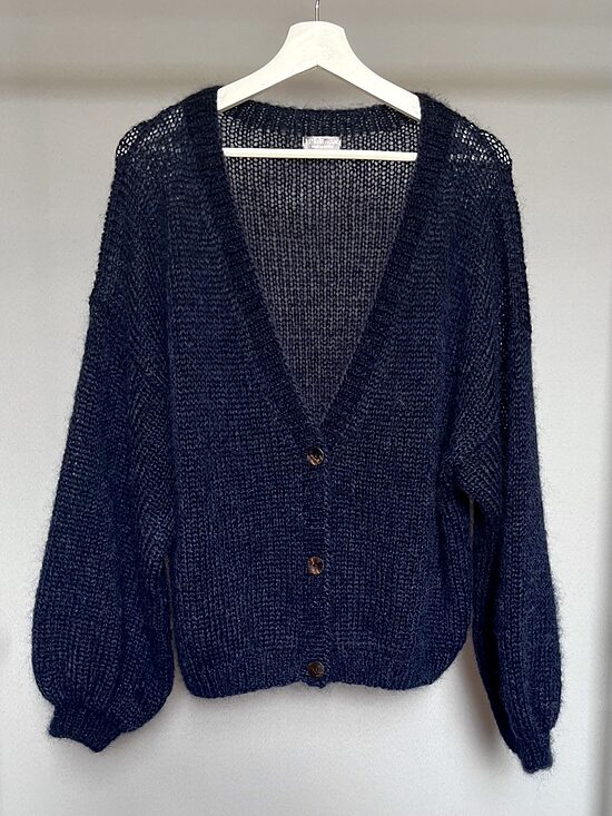 Jaka ar pogu aizdari - Dark navy, S - L