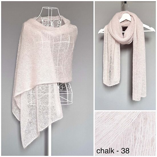 Mohēras šalle - #38 Chalk