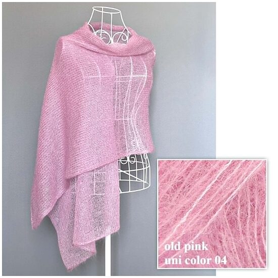 Mohēras šalle - #04 Old pink